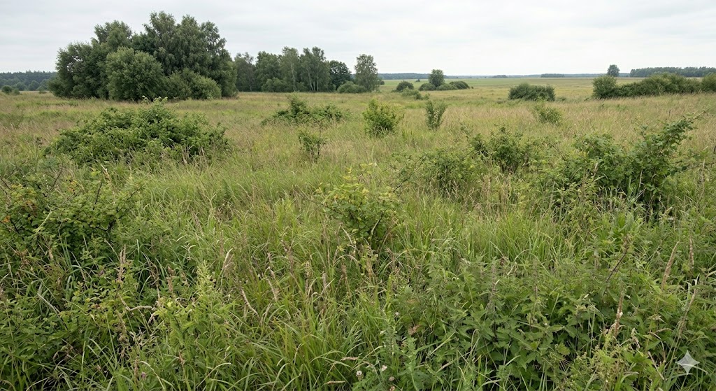Lekkie zaroślnięcie